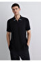 Stripe Detailed Black Polo T-Shirt Regular Fit / Normal Cut 0612654-900 - 3