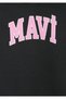 Logo Printed Hooded Anthracite Sweatshirt7610035-70087 - 6