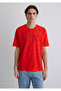 Coyote Printed Red T-Shirt Loose Fit / Comfortable Loose Cut 0611244-70471 - 3