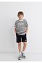 Logo Printed Black Shorts 6410003 -900