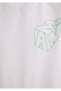 Logo Printed White T-Shirt Oversize / Wide Cut0610320-602 - 6