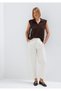 Women's Woven Trousers m 1010649   Off White - 2