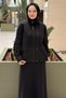 Crochet Knitwear Skirt Detailed Jacket Skirt Set - 3
