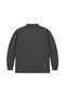 Men's Large Size Melange Black Polo Collar Piqué T-Shirt 3Xl-4Xl-5Xl-6Xl-7Xl-8Xl - 6