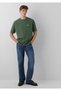Seal Logo Embroidered Green T-Shirt Loose Fit / Loose Relaxed Fit067074-81570 - 2