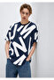 M0610271-70490 Mvjns Printed T-Shirt Men's T-Shirt Dark Blue - 2