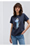 Denim Girl Printed Anthracite Istanbul T-Shirt Regular Fit 168890 -29726 - 2