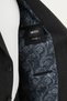 Patterned Slim Fit Bag Pocket Mono Collar Men's Suit Anthracite - 45413.25K - 5