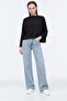 Asymmetrical Cut Casual Bluz - 3