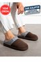 Men's Corduroy Fabric Comfortable Fur Inside Soft Sole House Slippers Dowry Slippers Stc1125