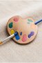 Hair Clip, Genuine Leather, Pallet-Shaped - Handmade, Craft - 3