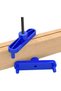 2 Pack Center Scribe Line Locator,Woodworking Center Finder Marker and Positioning Ruler,ABS Plastic Scribing Gauge for DIY Woodworking - 6