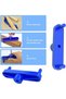 2 Pack Center Scribe Line Locator,Woodworking Center Finder Marker and Positioning Ruler,ABS Plastic Scribing Gauge for DIY Woodworking - 3