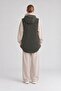 Inflatable Vest with Hat Khaki - 3
