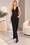 Women's vested pants knitwear set - 4