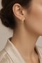 Style Pearl/Xuping Jewelry Leaf Minimal Model Earrings