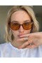 Nancy Brown Sunglasses Bitter Coffee Light Cat Eye Glasses Trend Color