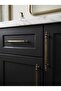 Elif Antique Yellow 128 mm Handle Luxury Country Kitchen Furniture Cabinet Drawer Handle - 3