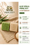 Natural Aloe Vera and Rice Solid Soap Set of 2 2 X 100 g - 2