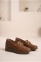 Women's Metal Buckle Loafer Shoes, Wedge Sole, Orthopedic Ballet Flats, Comfortable Daily and Office Shoes - 2