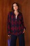 Women's Diamond Patterned Full-Length Zippered 2-Piece Knitwear Hijab Set 8444 - 7