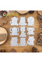 Original Lovely Forest Sitting Animals Monkey Zebra Lion Elephant Giraffe Metal Cutting Dies Scrapbo - 3