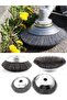 200mm 150/200mm Grass Trimmer Head Thin Steel Wire Brush Cutter Dust Removal Weeding Plate for Lawn - 8
