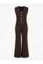 Çimalı Wide Leg Trousers and Vest Set - 4