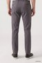 Slim Fit Anthracite Dobby Chino Pants - 3