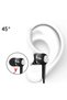 Black Wired Headphones 3.5mm Jack In Ear Headset Wired Earphones with Mic Bass HiFi Stereo Earbuds S - 2