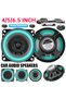 APWIKOGER 1pc 4 Inch 4/5/6.5 Inch Car Speaker 100/160W HiFi Coaxial Subwoofer Universal Automotive A