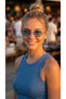 4342 Titanium Blue-Silver Sunglasses - 5