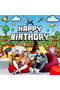 150X210cm MULTI Pixel style game Happy Birthday banner, game themed party background, birthday party - 2