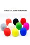 10pcs Mixed color 50/30/10PC Mic Foam Microphone Sponge Covers Professional Studio Windscreen Shield