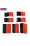 127PCS 2:1 Heat Shrink Tubing Assortment - Black & Red Polyolefin Tube for Car Cable, Wire Sleeving - 5