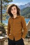 Boy's Brown Regular Fit Gabardine Shirt