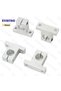 4Pcs SK20 4pcs SK8 SK10 SK12 SK16 SK20 SK25 SK30 linear bearing rail shaft Support Linear Shaft Lin - 8