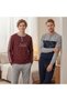 Men's Cotton Collared Buttoned Pocketed Gift Bundle and Dowry Set, 2 Pieces, 2-Piece Top and Bottom Pajama Set