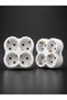 Single Socket 4-Way Socket Adapter, Directly Plugged into the Socket, Multi-Plug Adapter, 2 Piece Set - - 6