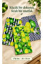 Fruit Patterned 3-Piece Kitchen Towel Set 30X50 cm Lime Patterned Green - 2