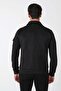 Comfort Fit Side Pocket Sleeve Skirt Ribbed Black Suede Coat Mt 182 - 7