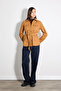Belted Canvas Shirt Jacket - Camel - 3