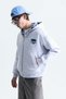 Boxy Fit Zipper Hooded Sweatshirt - 5