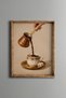 Turkish Coffee - Vintage Patterned Table - Fine Model
