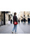 Red Mini Bucket Bag – with Teddy Bear Accessory, Long Strap - - 3