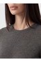 Gray Belted Flared Dress - 3