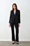 Single Button Classic Jacket - Black - 2