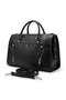 Leather Women's Handbag (Black) - - 4