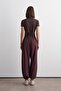 Adjustable Segmented Technical Trousers Claret Red - 5