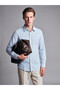 I Standart Fit Striped Oxford Men's Shirt from Freezen Store - 3